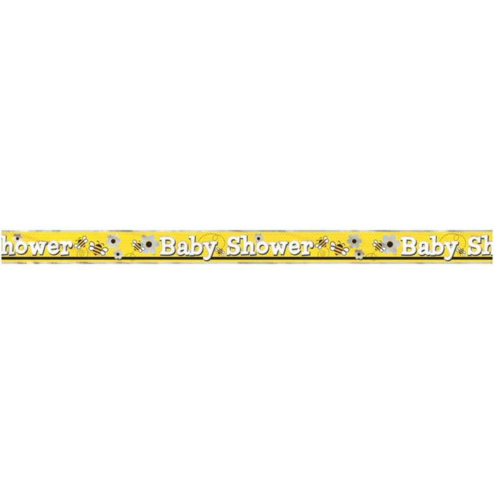 Foil Banner 12ft, Busy Bees 
