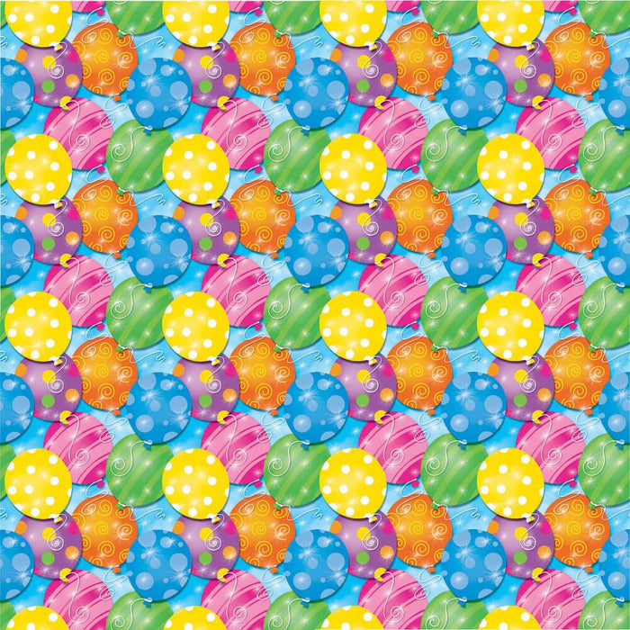 Gift Wrap 30in x 5ft, Twinkle Balloons 