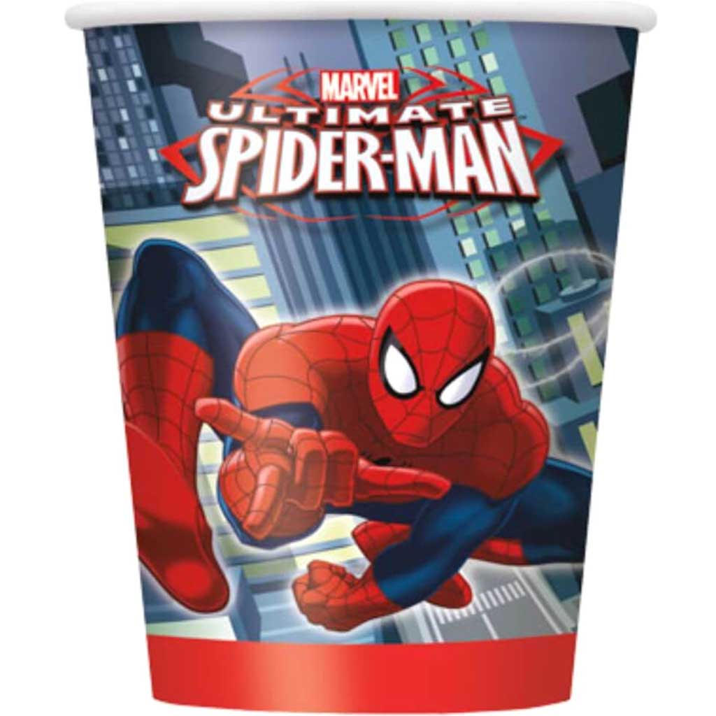 Spiderman Cups, 8ct 