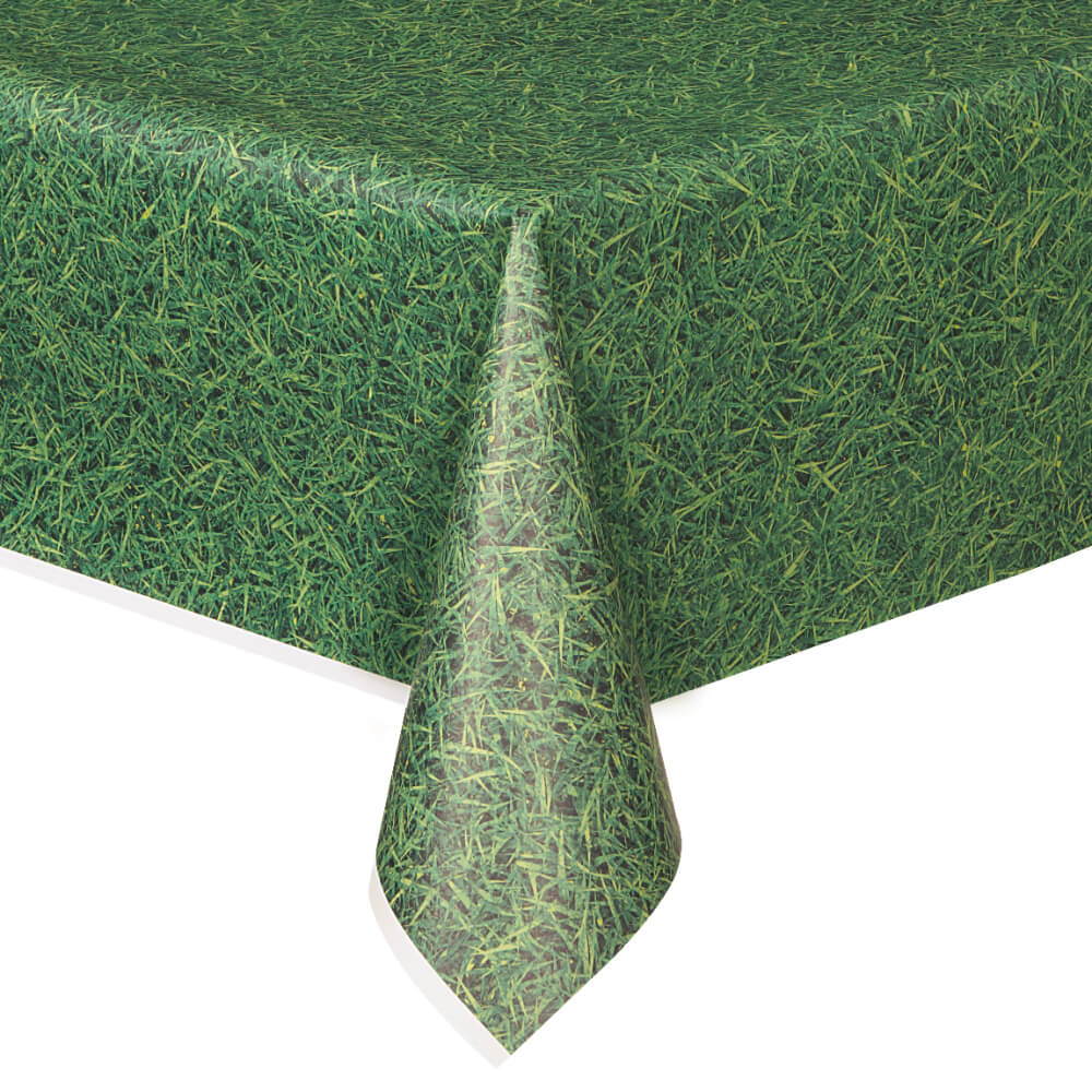 Green Grass Rectangular Tablecover 54in x 108in, 