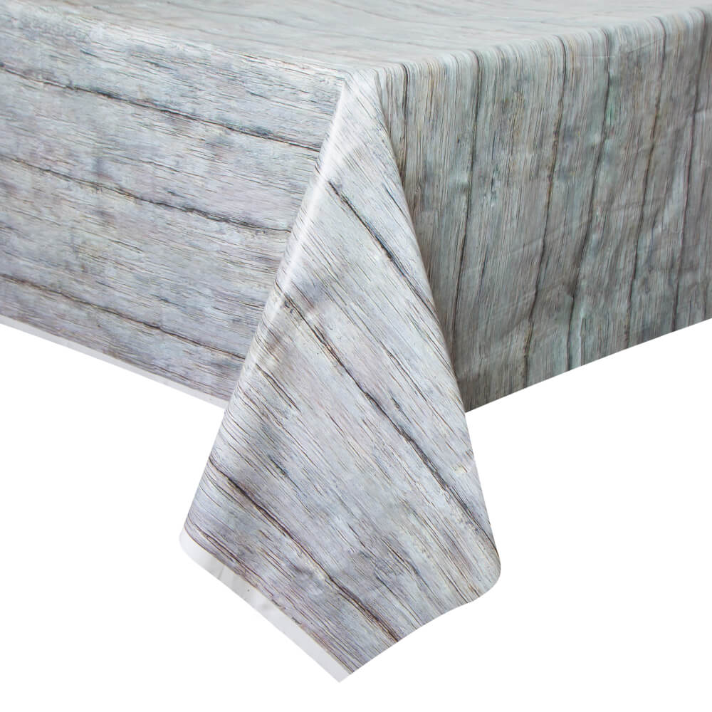 Rectangular Tablecover 54in x 108in, Rustic Wood 