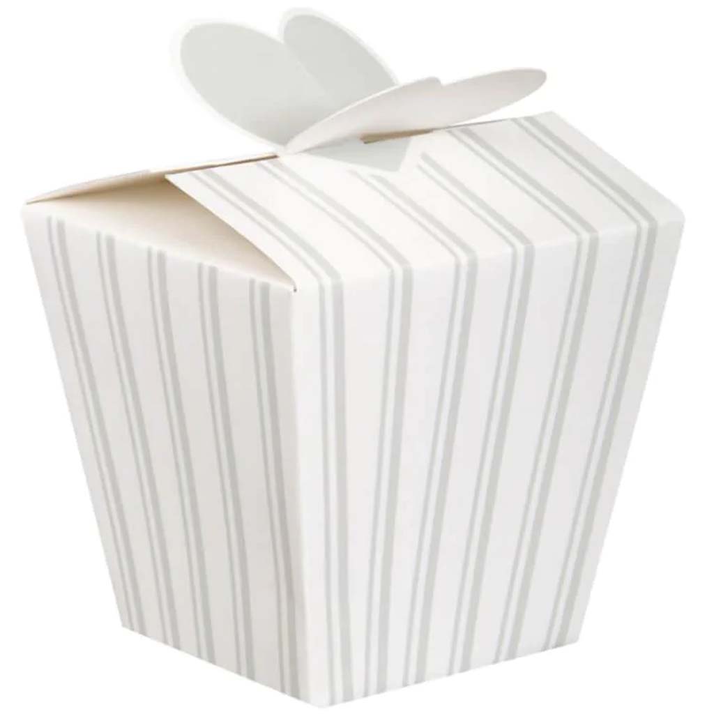 Stripe Wedding Gift Box, 4ct 