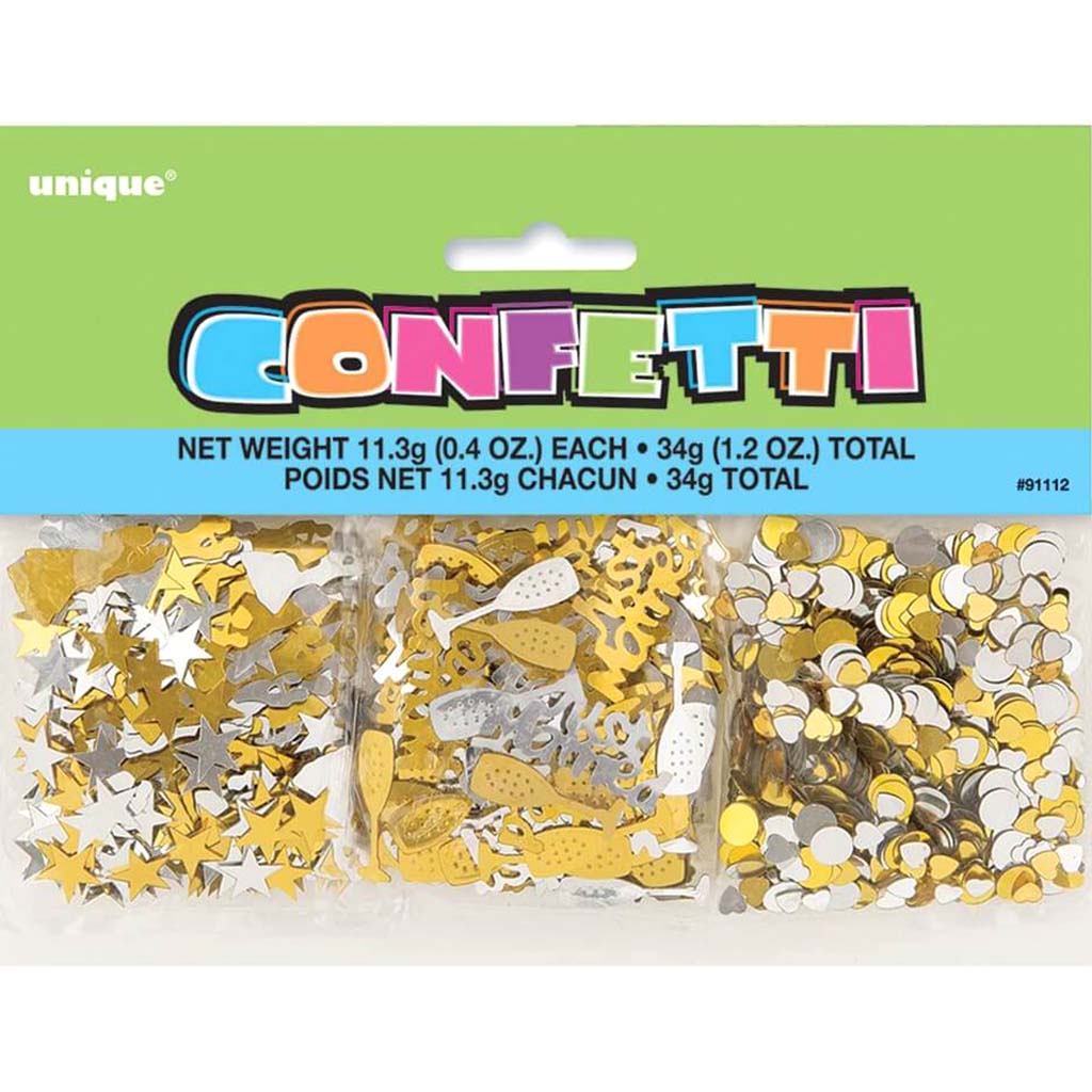 Wedding Confetti 3Pk 1.2oz