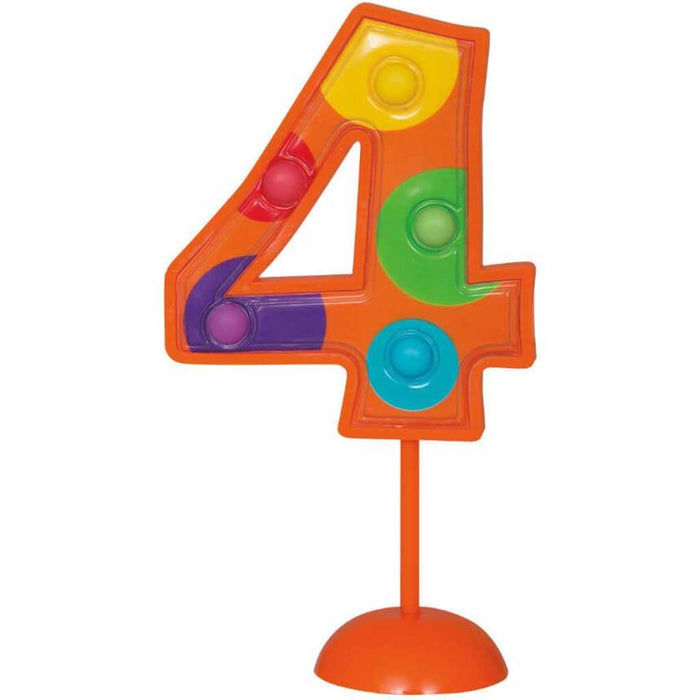 Flashing Number 4 Decoration 