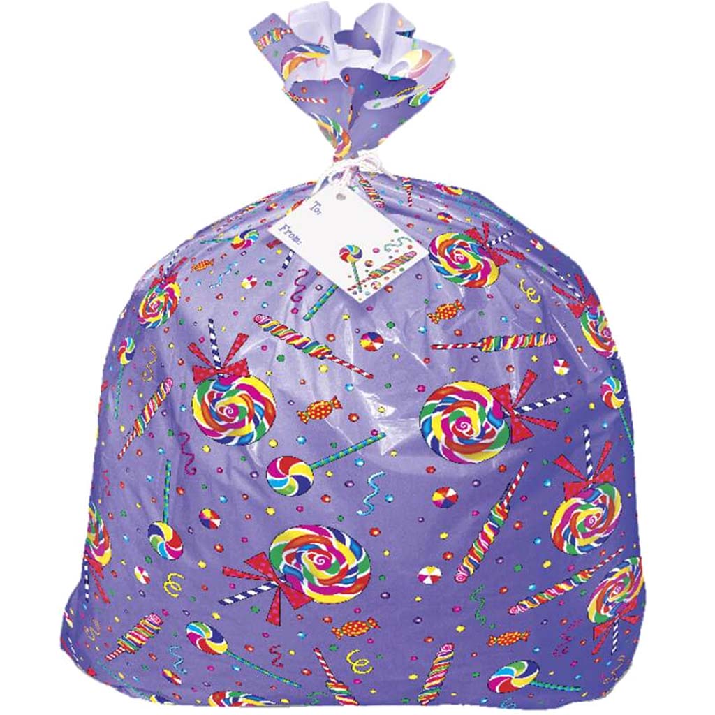 Plastic Gift Bag Jumbo, Candy Party 