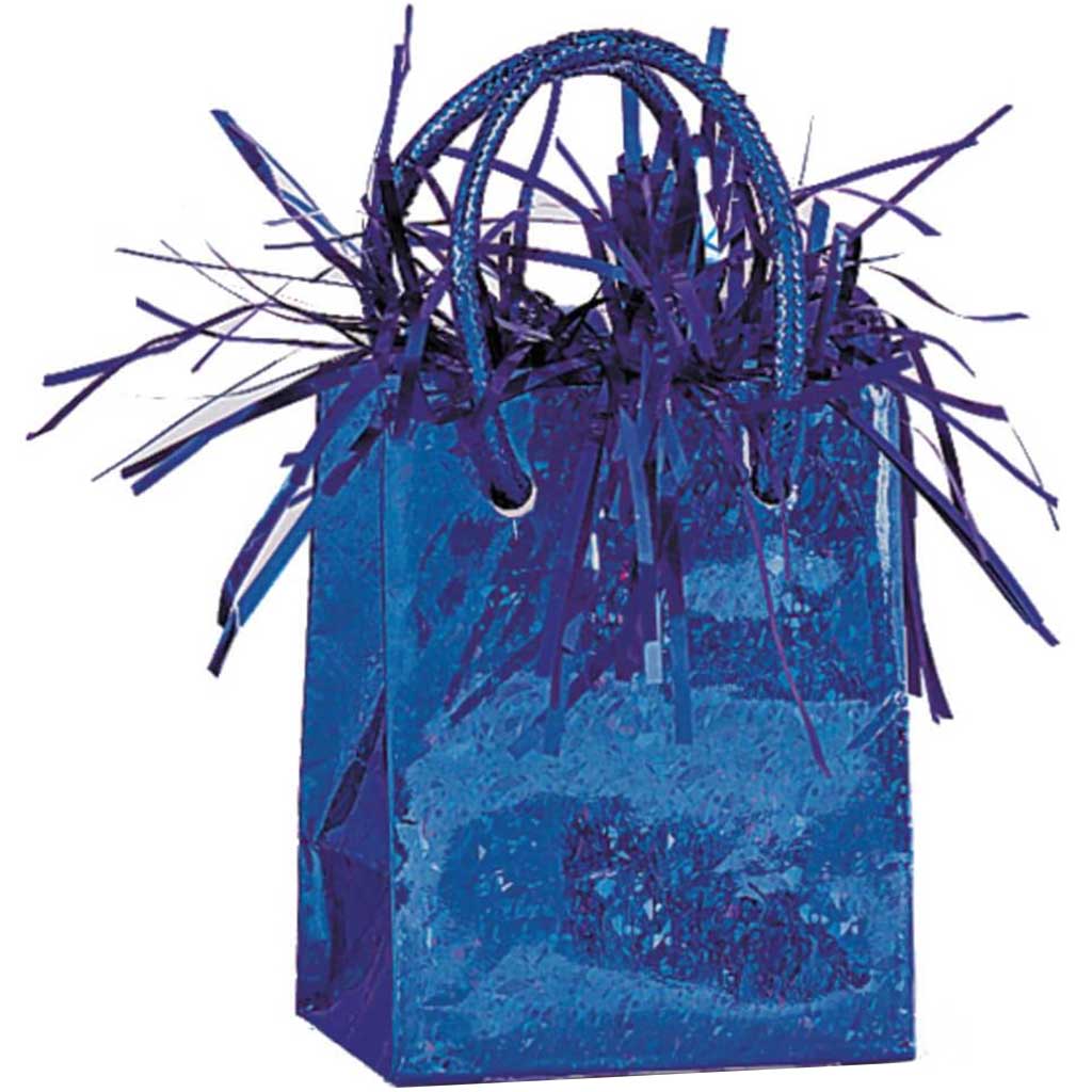 Balloon Weight, Royal Blue Mini Gift Bag 