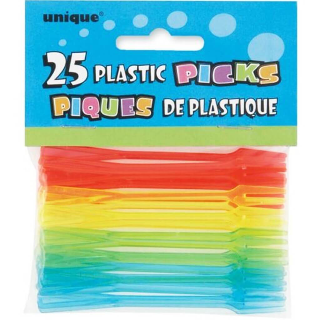 Party Plastic Picks 25ct