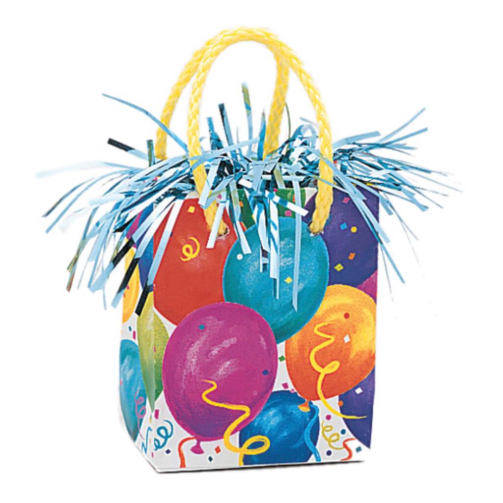 Balloon Weight, Festive Balloons Mini Gift Bag 