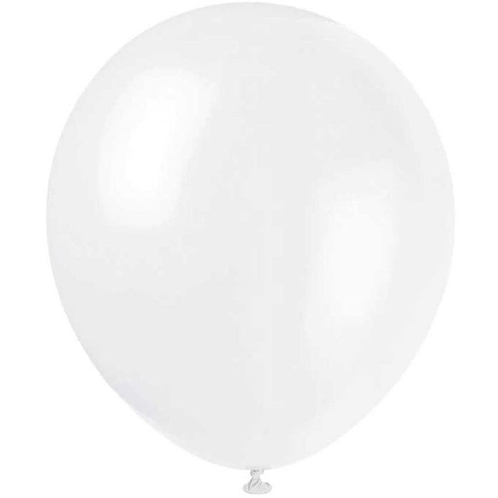 Latex Balloon 5in 72ct, Snow White 
