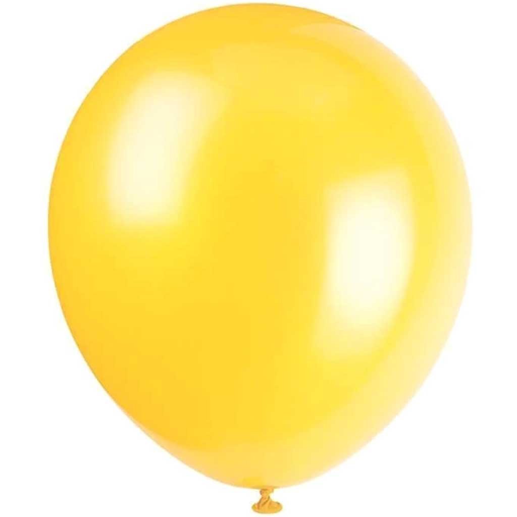 Latex Balloon 5in 72ct, Yellow 