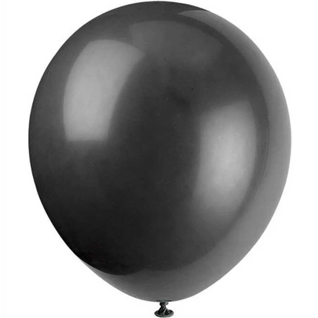 Latex Balloon 5in 72ct, Jet Black 