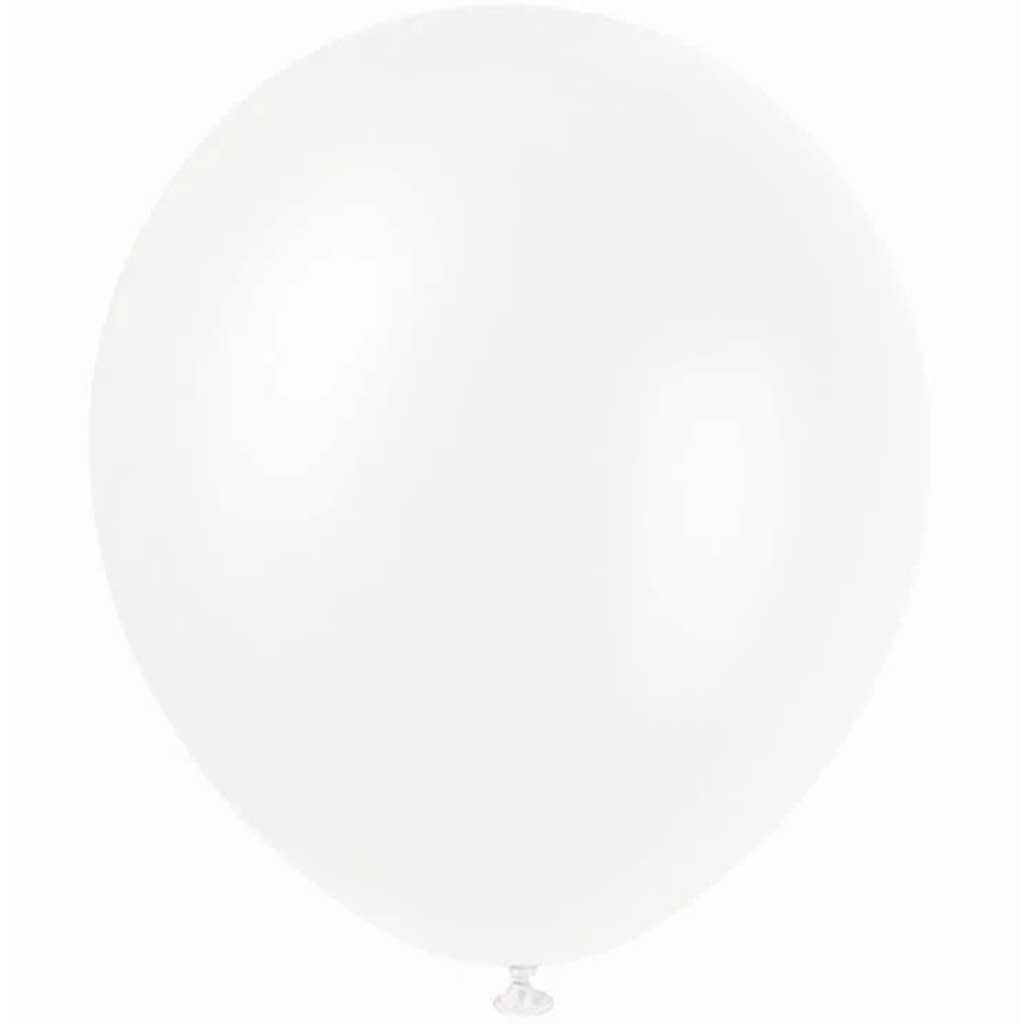 Latex Balloons 5in 72ct, Pearl Winter White 