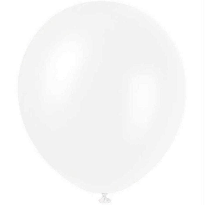 Latex Balloons 5in 72ct, Pearl Winter White 