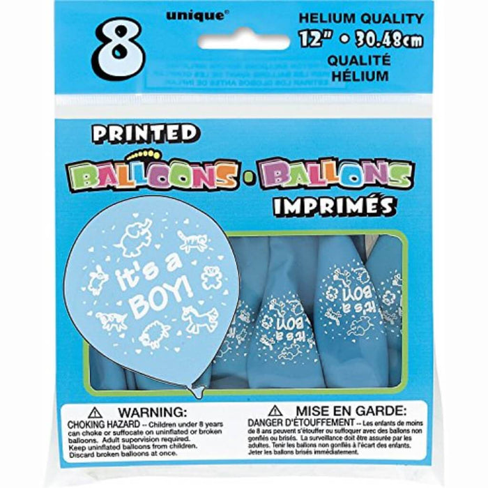 Latex Balloon 6ct, It's a Boy 