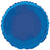 Royal Blue Solid Round Foil Balloon, 18in 