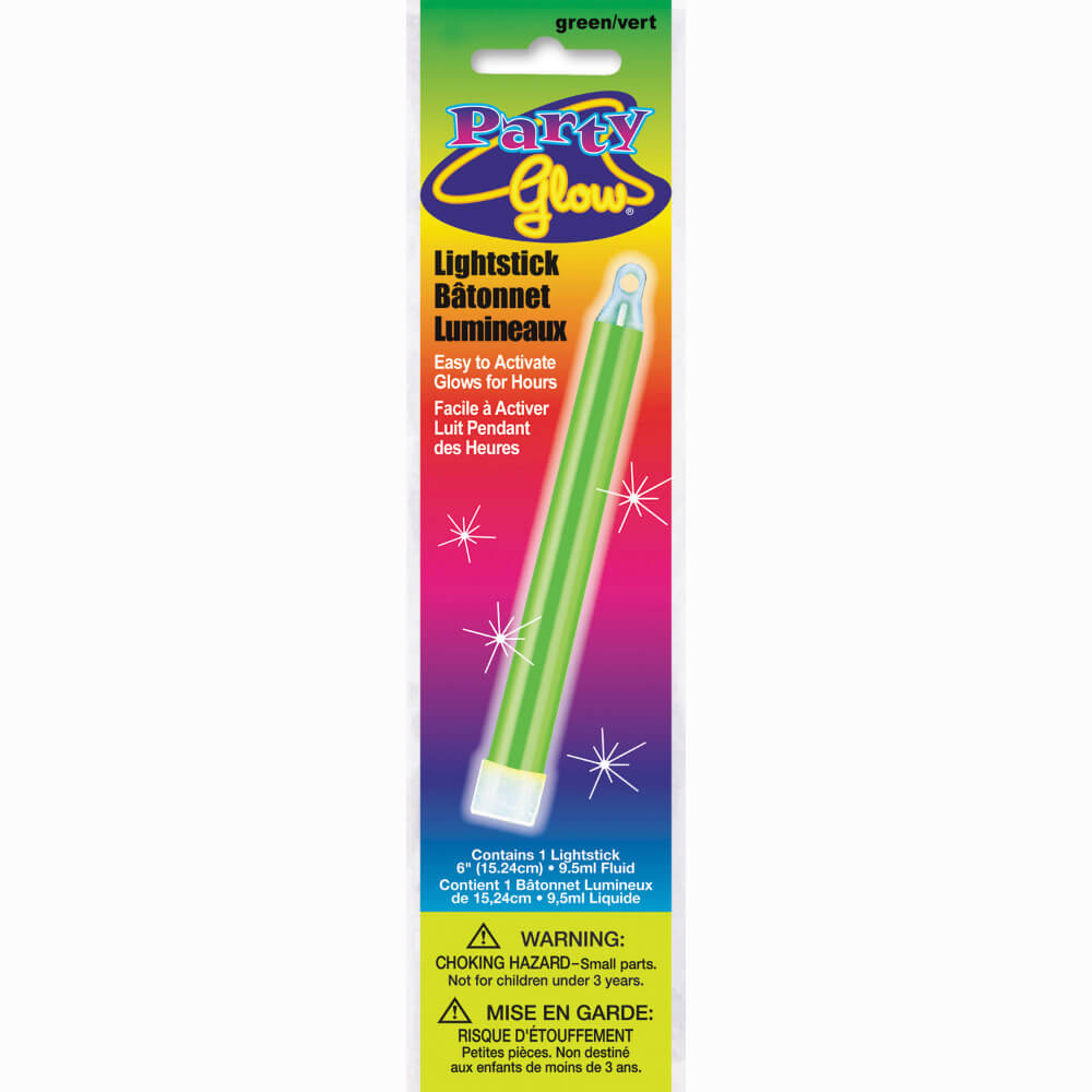 1 Glow Lightstick 6in, Green