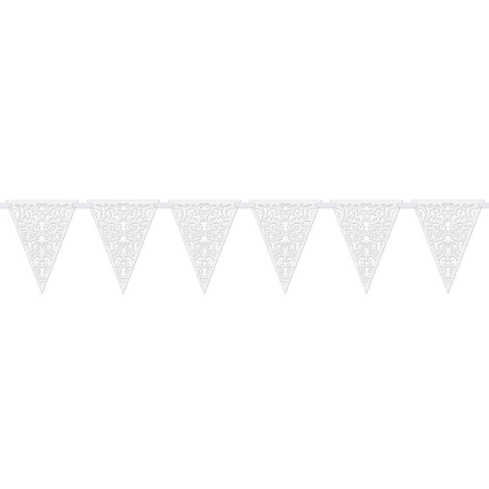 Flag Banner 12ft, Lace Paper 