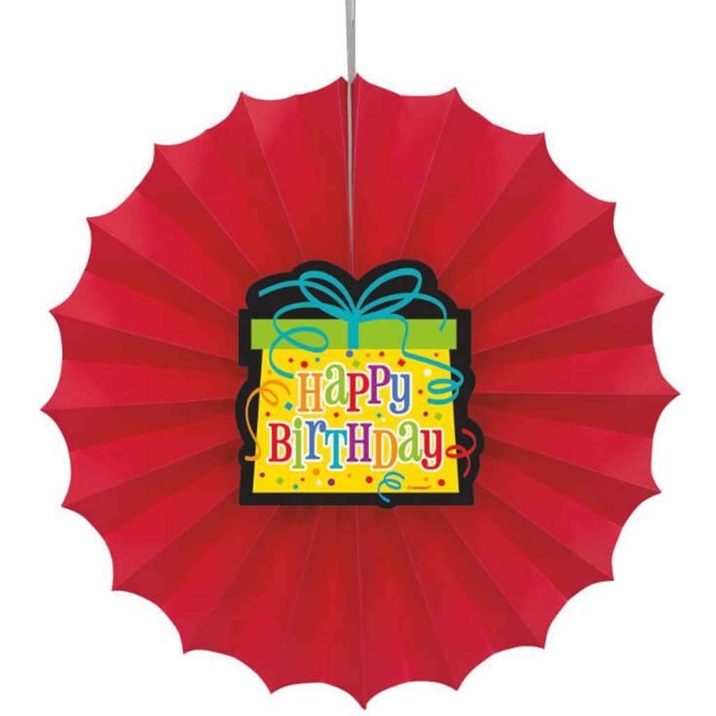 Tissue Paper Fans 12in, Multicolor Birthday Gift 