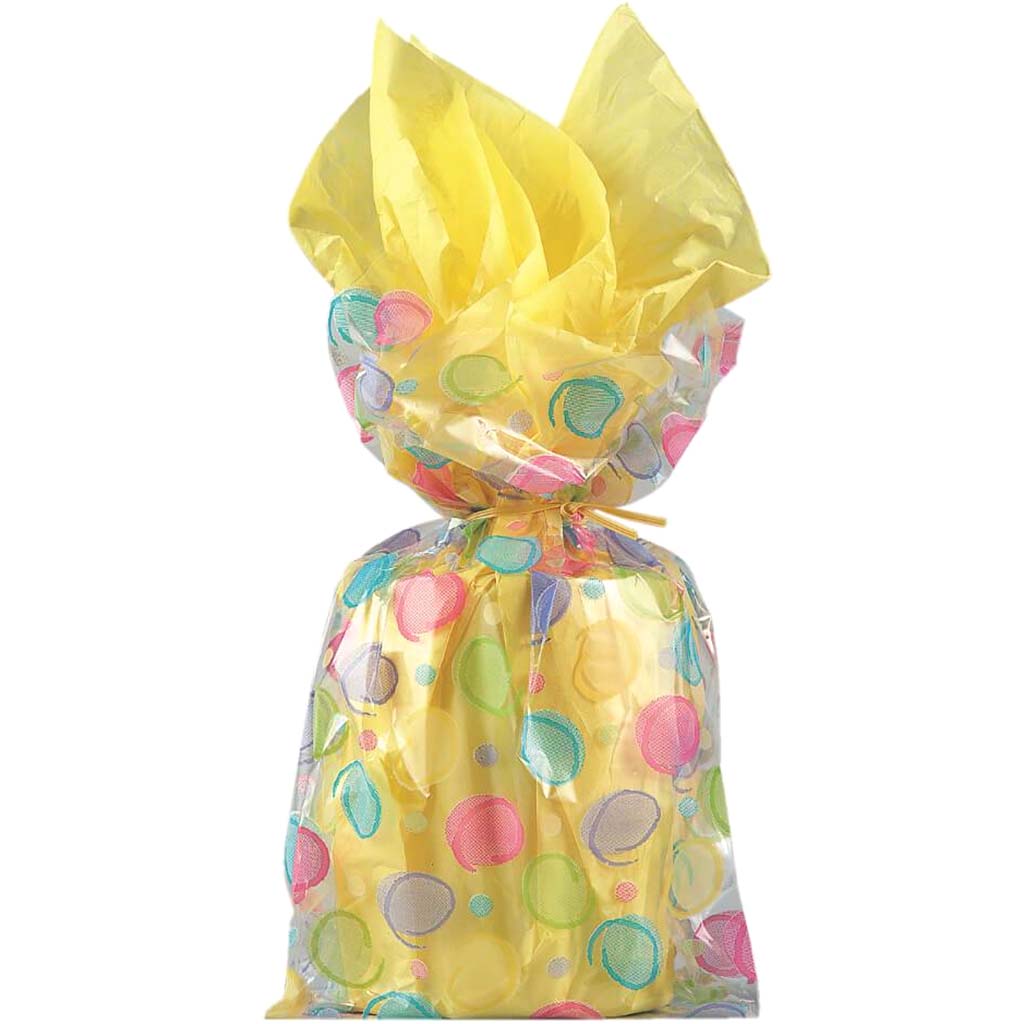 Cellophane Bags 20ct, Polka Dots 