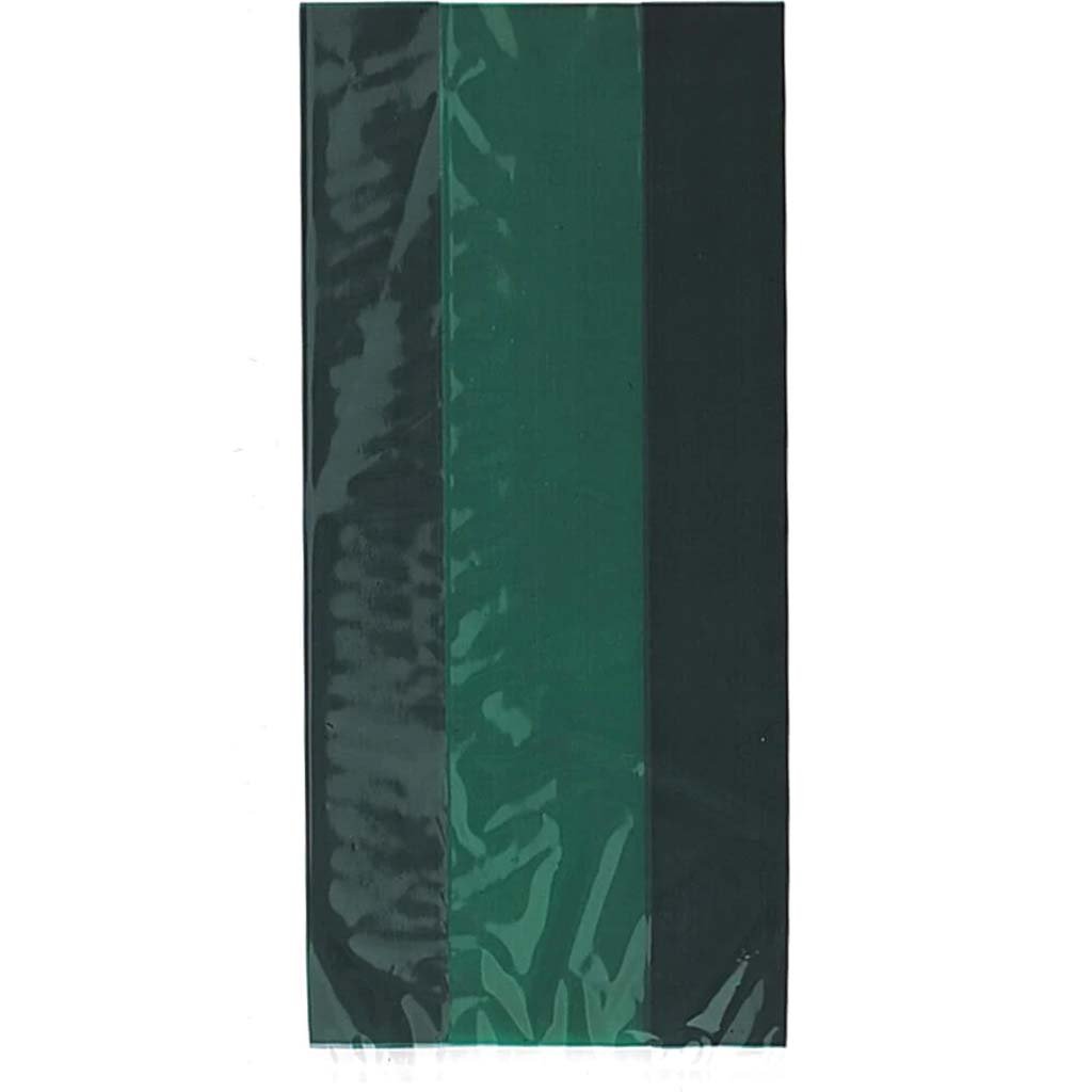 Forest Green Cellophane Bags 30ct 