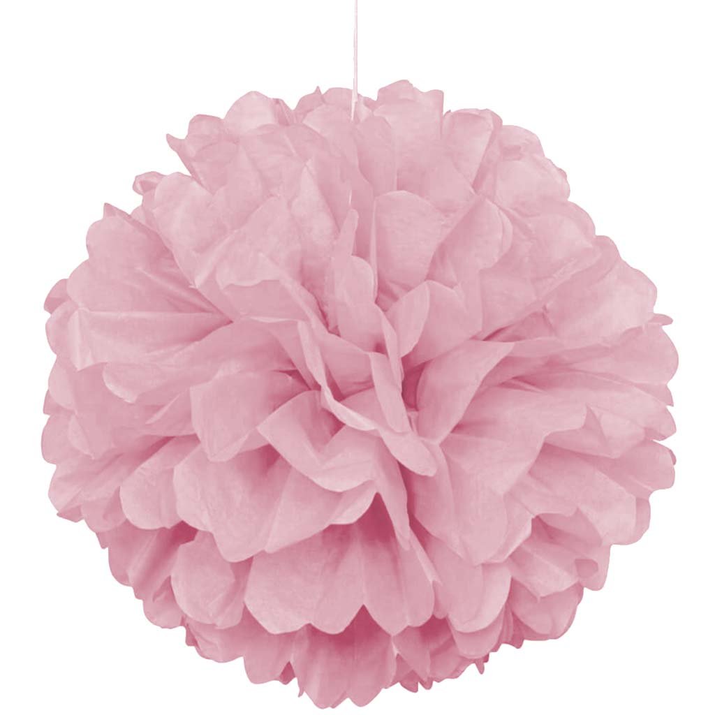 Tissue Pom Pom 16in, Lovely Pink 