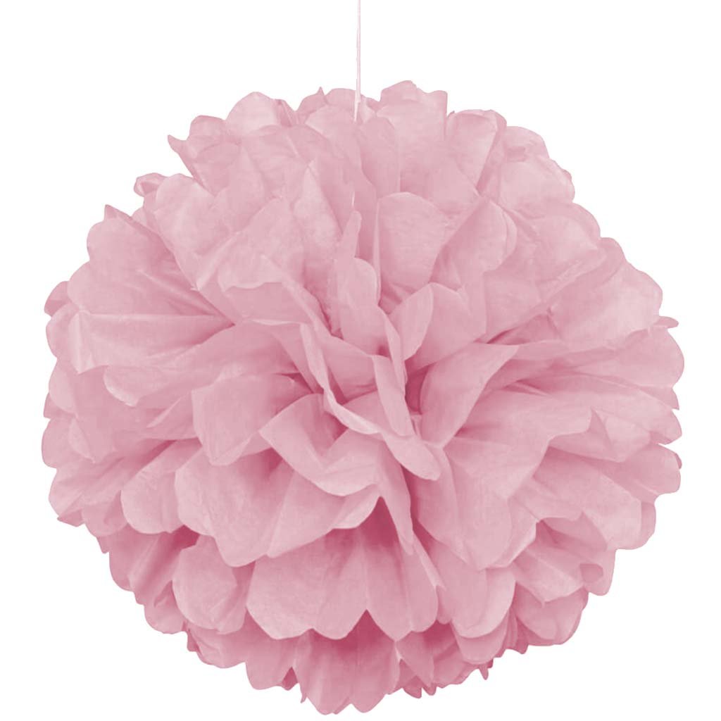 Tissue Pom Pom 16in, Lovely Pink 