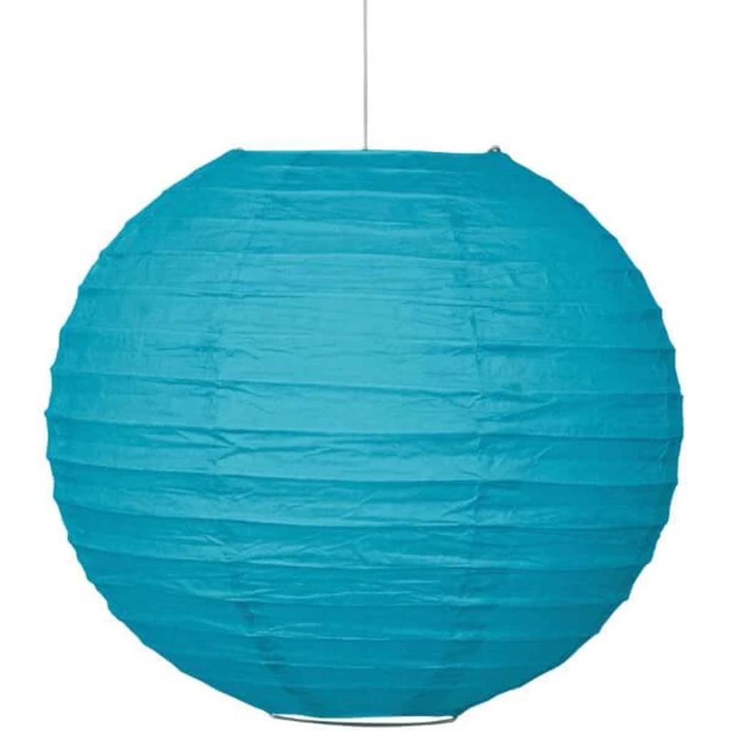 Paper Lantern 10in, Caribbean Teal 