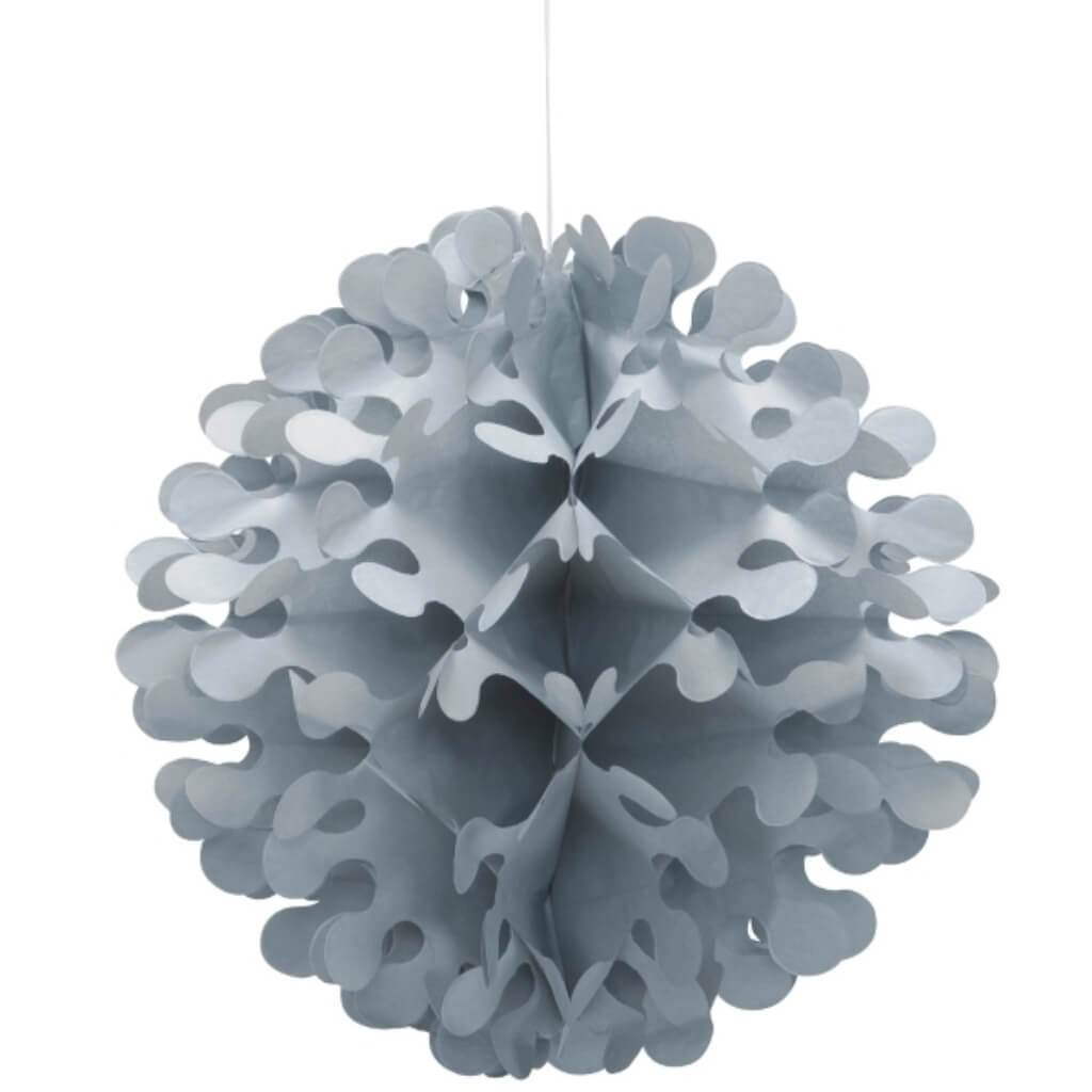 Tissue Flutter Ball 12in, Silver 