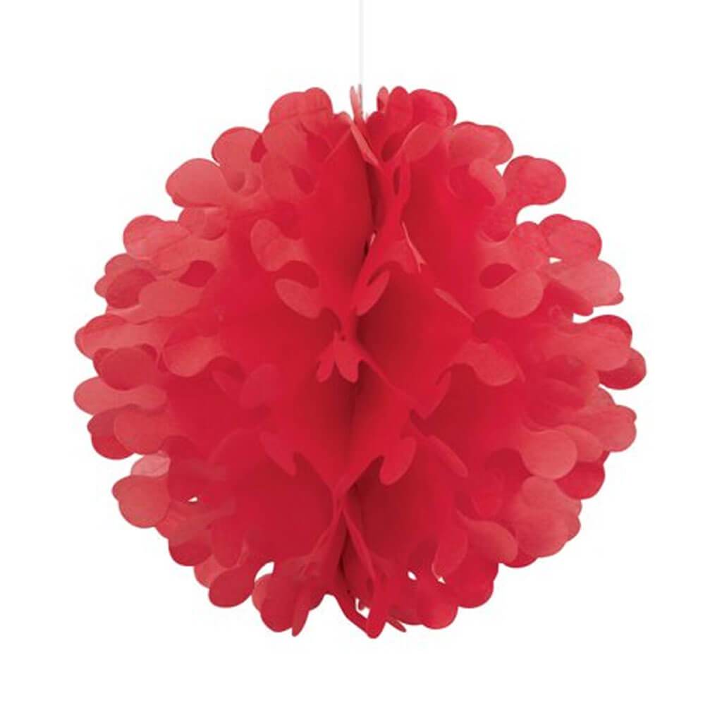 Tissue Flutter Ball 12in Red 