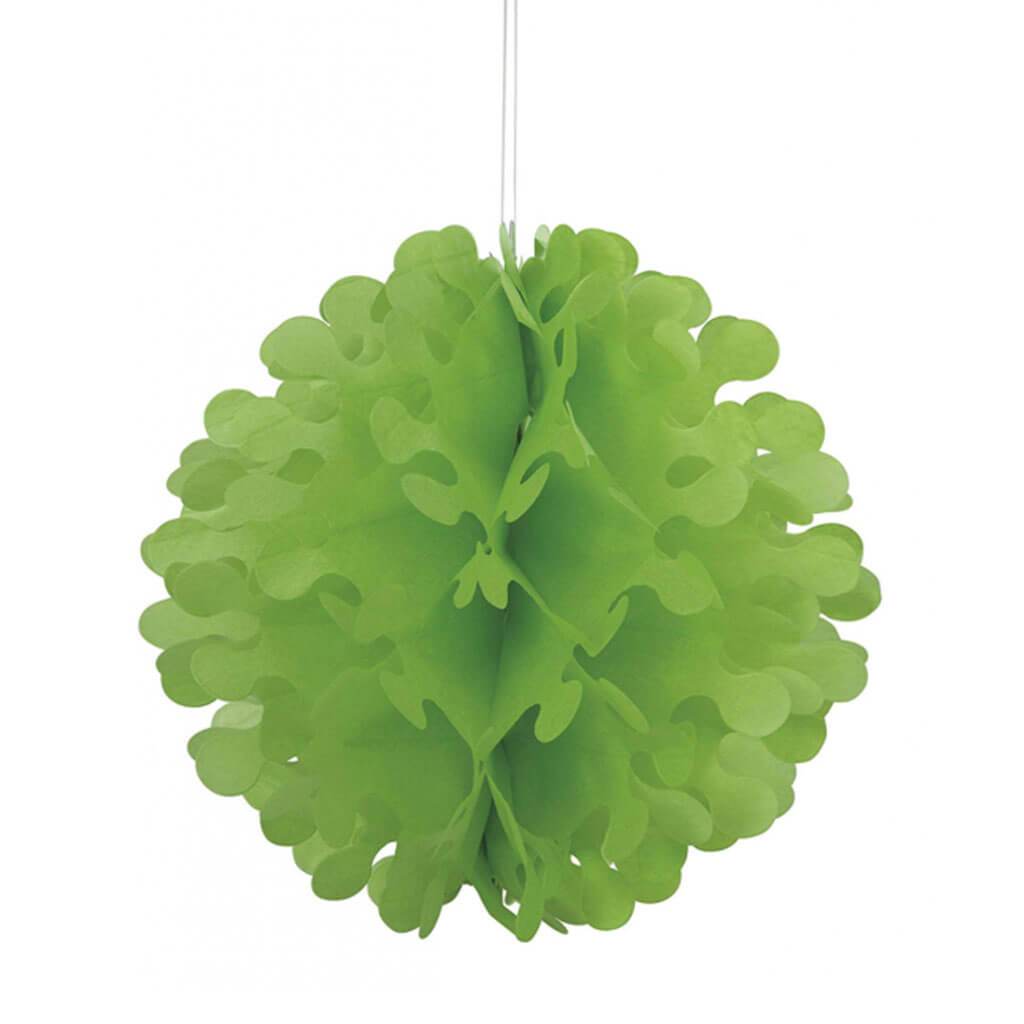 Tissue Flutter Ball 12in Lime Green 