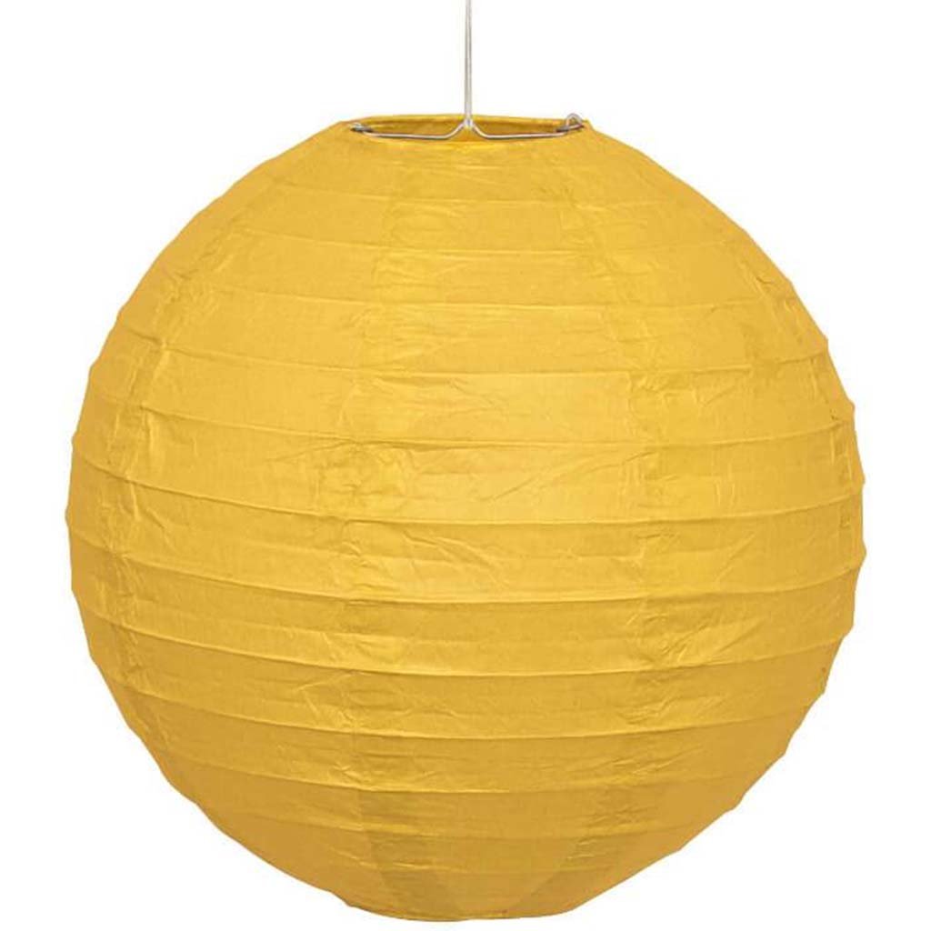 Paper Lantern 10in, Sunflower Yellow 