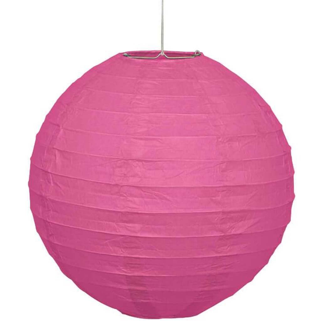 Paper Lantern 10in, Hot Pink 