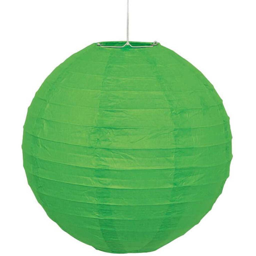 Paper Lantern 10in, Lime Green 