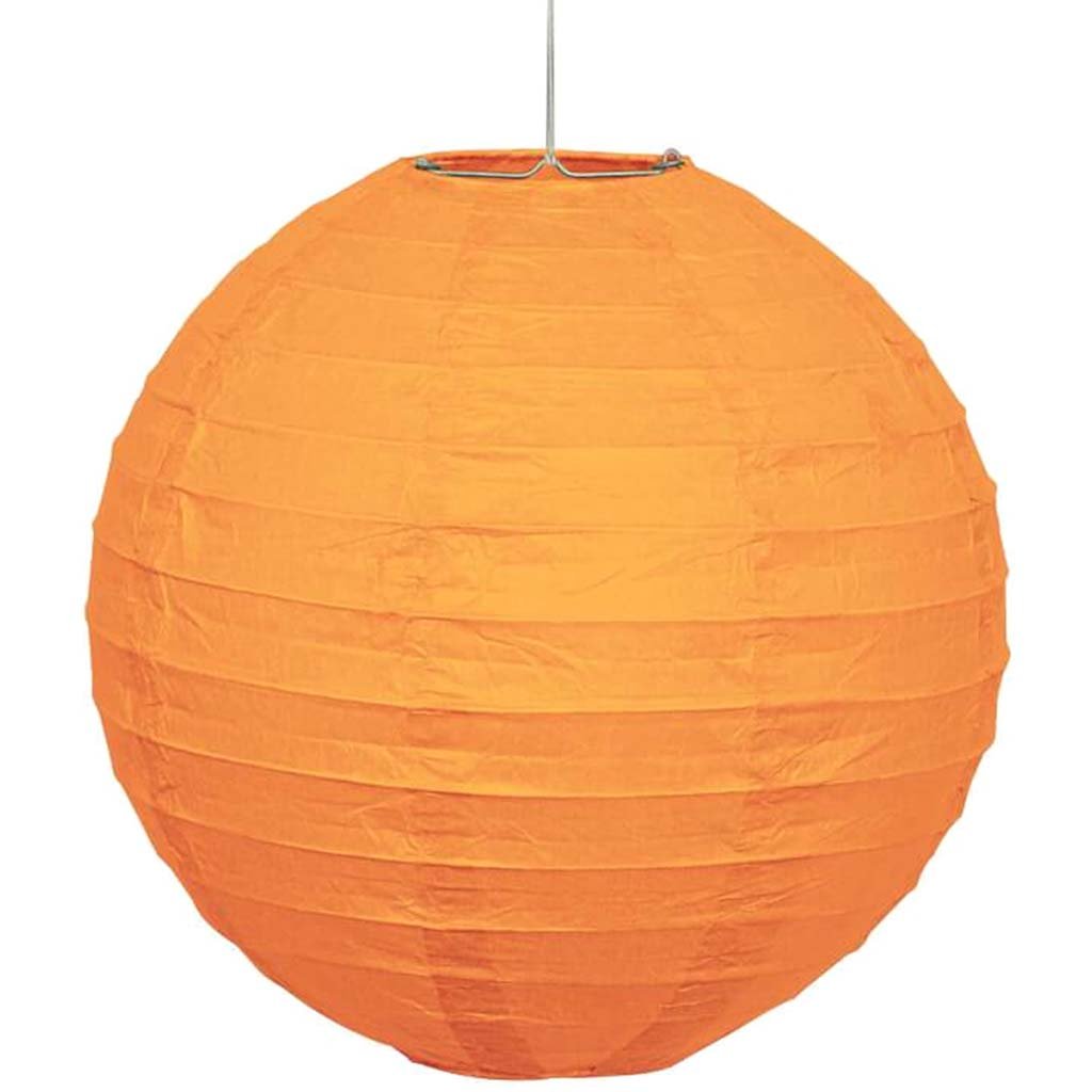 Paper Lantern 10in, Orange 