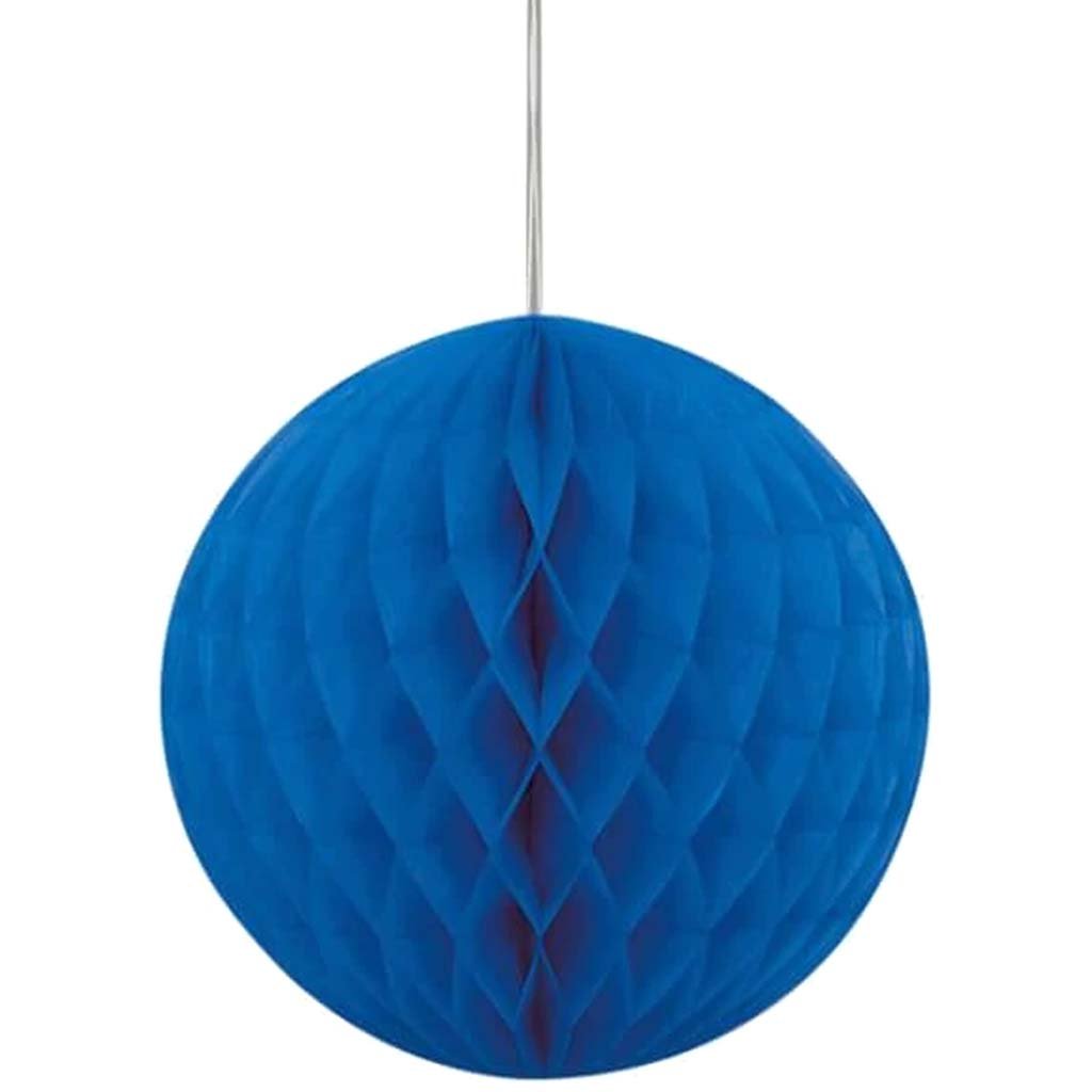 Honeycomb Ball 8in, Royal Blue 