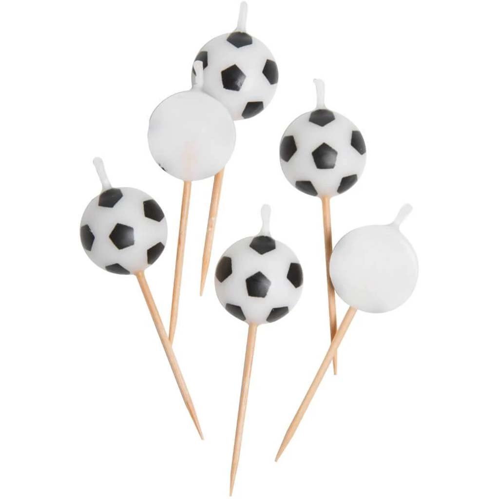 Birthday Candles 6ct, Soccer Pick 