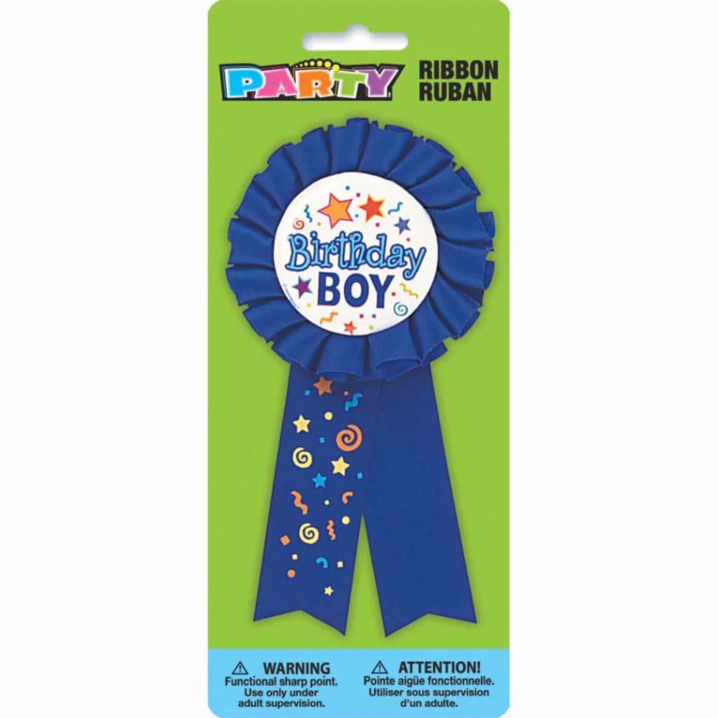 Award Ribbon, Birthday Boy 