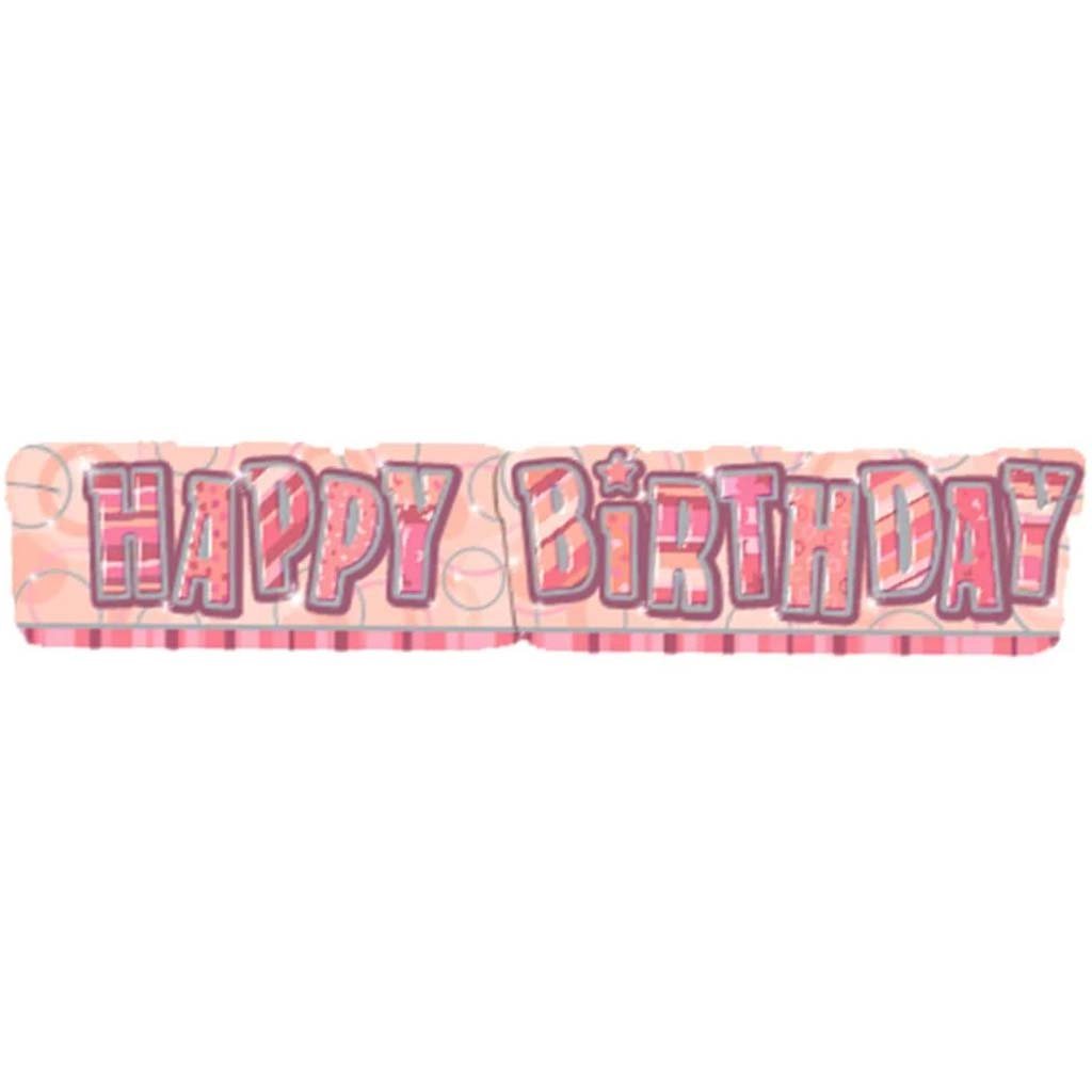 Prismatic Happy Birthday Jointed Banner