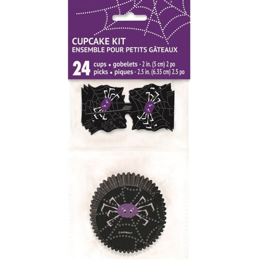 Cupcake Kit Spider Web 