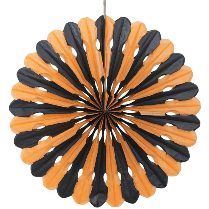 Tissue Paper Fans 16in, Multicolor 