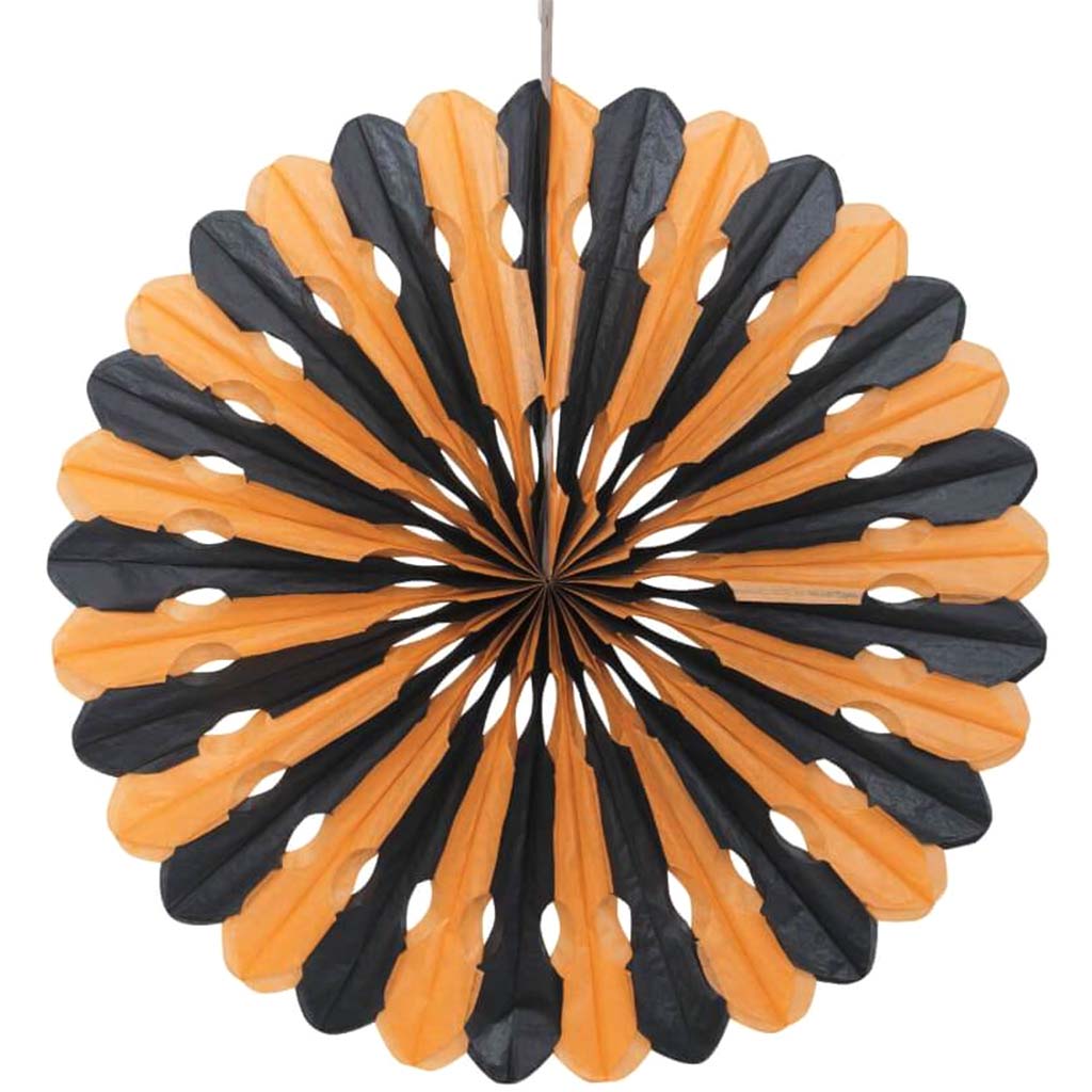 Tissue Paper Fans 16in, Multicolor 