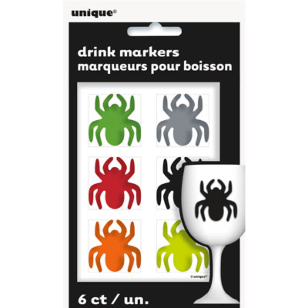 Cling Drink Markers Spider 