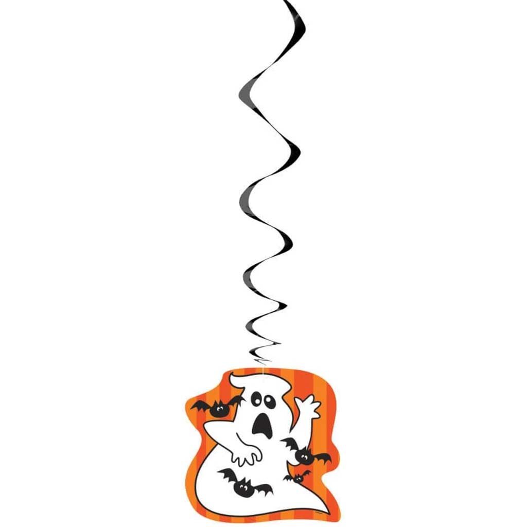 Swirls 32in 3ct Scaredy Bat Ghost 