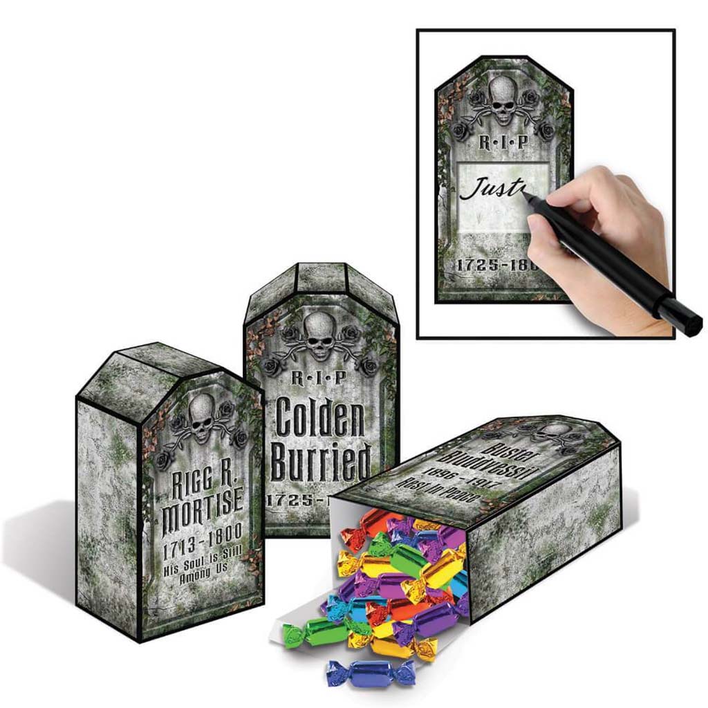 Tombstone Favor Boxes 