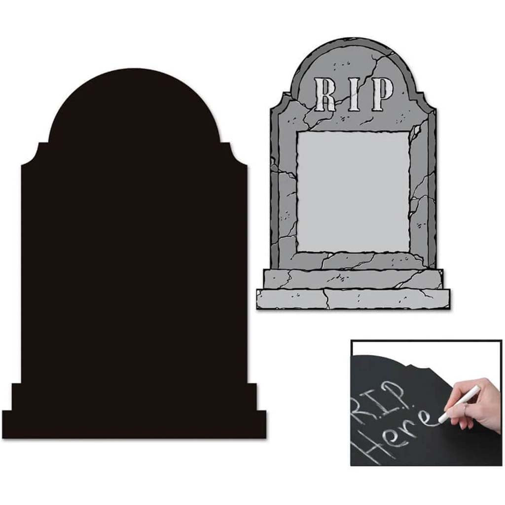 Chalkboard Tombstone Cut-Outs 