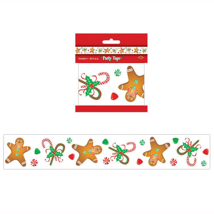 Gingerbread Man Party Tape 