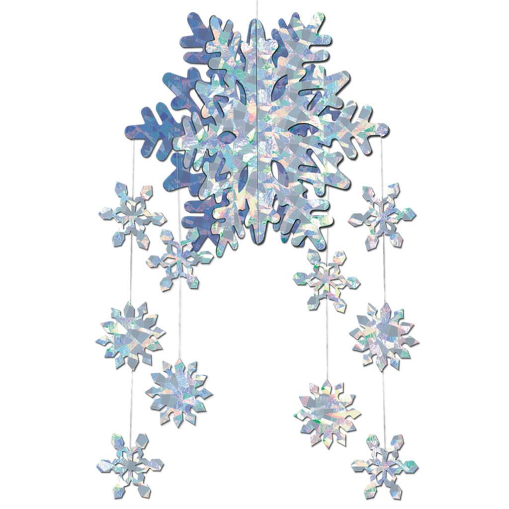 3D Snowflake Mobile 