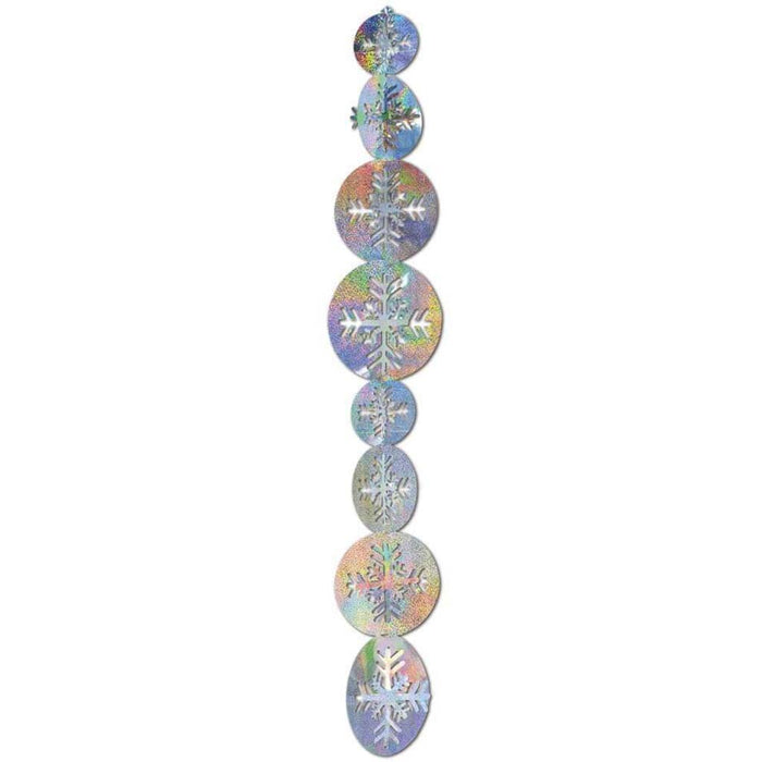 3D Prismatic Snowflake Gleam 'N Garland 