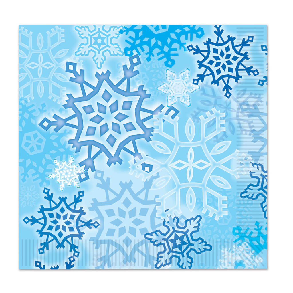 Luncheon Napkins Snowflake 16ct 