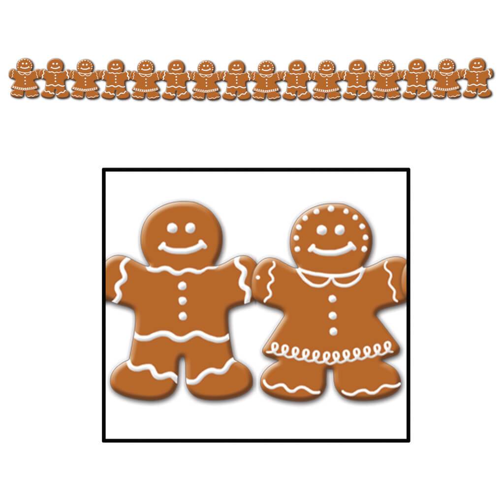 Gingerbread Man Streamer 